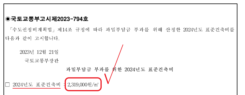 2024년도 표준건축비