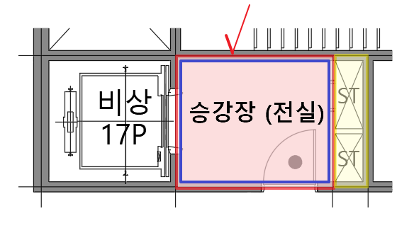 비상용승강기 전실