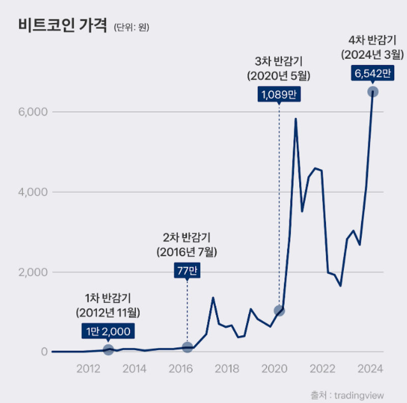 비트코인 반감기 패턴