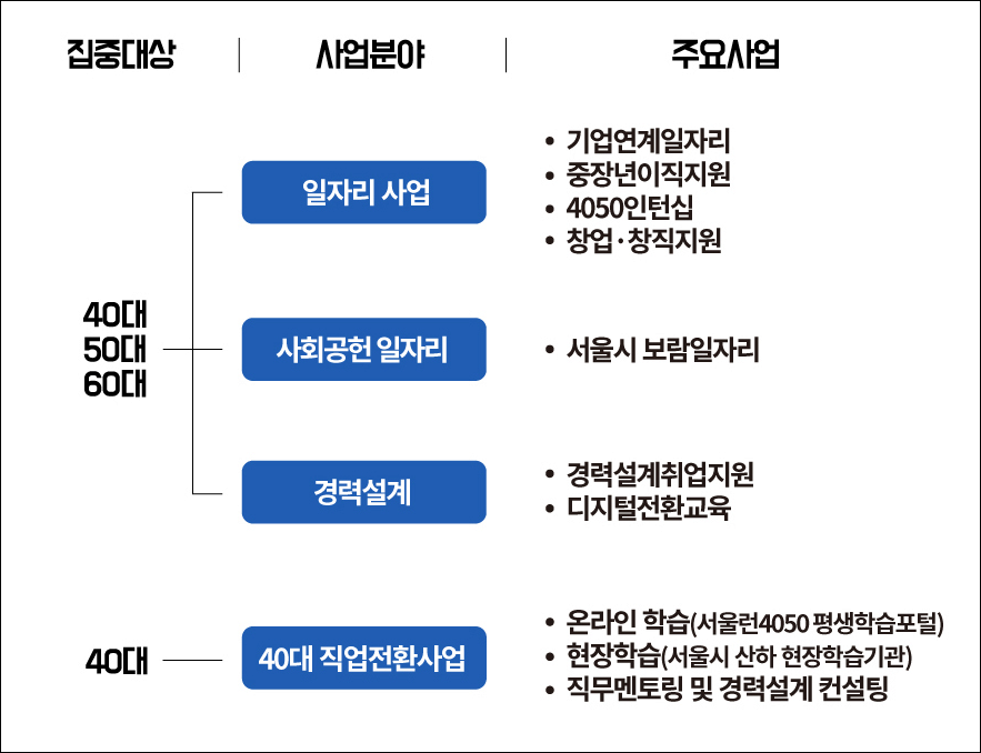 서울런4050 주요사업